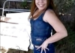 blue jean FETISH PISSING