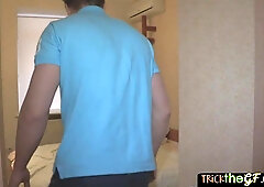 Blindfolded russian gf screwed by stranger during the time that bf watches