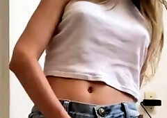 Dani Berry Anal Dildo Play In Jeans