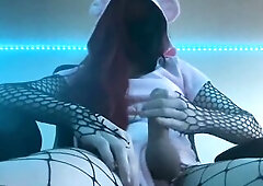 Cute Punk Femboy Helps U Cum