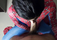 I ravage Spiderman jaws with my ample man sausage
