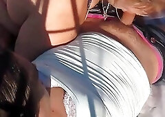 Wife Sucking Shemale&rsquo;s Hard Dick At Nude Camping Ground