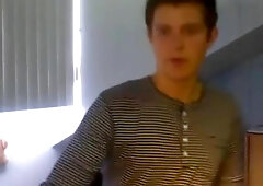 20 yo Dutch dude seduced to strip 5