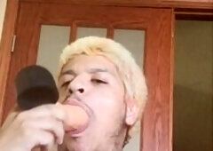 Thrusting my mouth harder and deeper