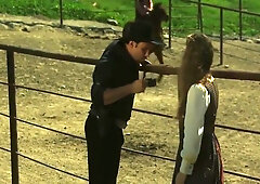 Natalia Wood And Steven St. Croix In Pulls His Cock From Tight Riding Pants And Rides Him Until Shes Covered In Cum