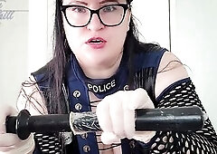 The Pervert Patrol caught u, and now Officer Katy Churchill has been assigned to give u a thorough search. Yep, this babe's gonna search each bre