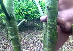 nice wanking outside again