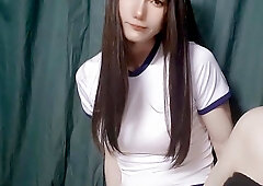 男の娘オナニ－Japanese crossdresser taunting4