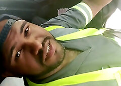 Solo session in the truck during lunch break for The Hunter Black