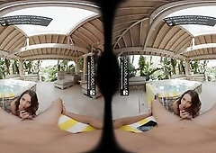 VR Bangers: Charming Angel With Taut Cunt Gets Massaged and Drilled Near The Djacuzzi - VR Porn