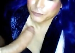 Piss-Drinking Crossdresser's Blowjob Adventure23