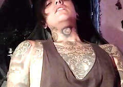 Ac/dc Inked Honey Milks off UBER-SEXY EJACULATION