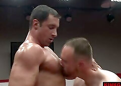Jimmy Bullet and Nick Capras oily wrestling battle leading to fucking