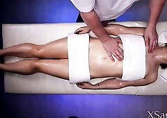mmWow! This depraved masseur showed off his schlong and came in my throat(!) during my massage session! XSanyAny