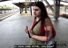 HUNT4K. Those firm titties decided to cheat with a rich stranger. Hawt sex with Jessie Ames