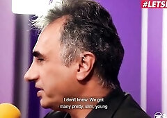 BUMSBESUCH - Large Bazookas Porn Star Lilli Vanilli Makes The Janitor A Pleased Guy - LETSDOEIT