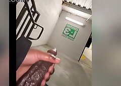 Masturbating On A Staircase In Public