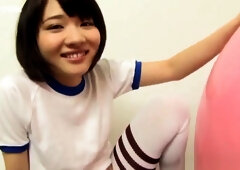 Hot Asian babe Haruki Karen in raunchy solo sex action