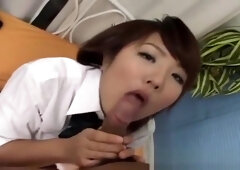 Horny japanese teen 18+ fucking and sucking part5