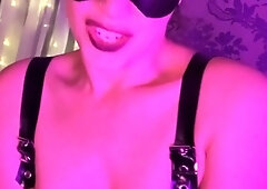 Stacked brunette goes solo toys and masturbation