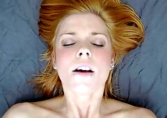 Sadie stunning amateur redhead babe toying