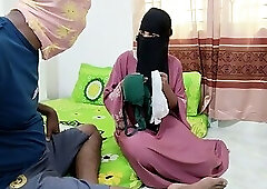 Hijab Stepmom managed her stepson for a sweet fuck__Desi bangla xxx