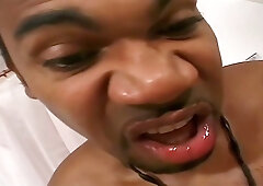 Camilla Krabbe is a slutty blonde chick who likes to have anal sex with black guys