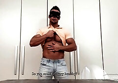 Ennio Guardi shows off his big muscles and throbbing cock