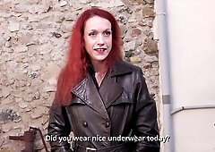 Redhead mother i'd like to fuck screwed hard by two french rods