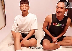 Young asian, deep throat, cumshot gay