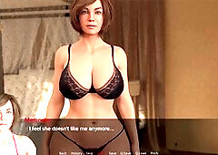 Stepmom fantasy in a naughty porn game