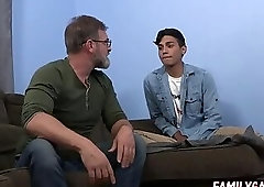Gay dad punishes son for stealing their guest's money