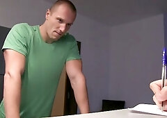 Manly dude with a tight butt gets fucked from behind