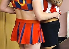 Footballer treats nasty cheerleader to a balls unfathomable mouth banging. This babe can't live out of being fed his load