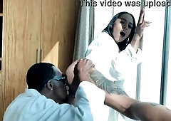 Hotel Window Pounding Leaves Ava Valentina Juicy!