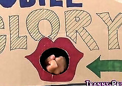 Transgender latina whore in stockings