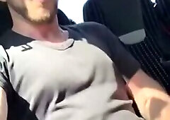 cum in public bus