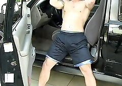 Brian Masturbating in a Car