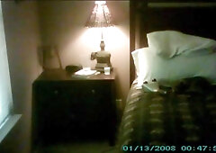 Wife caught masturbating with back massager