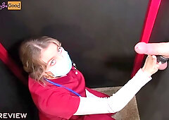 Cum Clinic Gloryhole - Milking Machine Drains Blue Balls