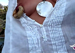 nippleringlover sexually excited mother i'd like to fuck flashing pierced nipps open pierced snatch hawt anal opening at public beach