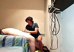 Straight guy gets caught by his wife with some hot gay daddies