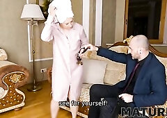 MATURE4K. Centre-mature porn actress tries hand at being bonked by the boyz