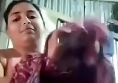 Gouthami reddy manthena removing dress & showing Hot bra with nude milky boobs