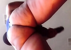 Gay solo masturbation on sofa