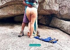 Indian Couple Romance In Outdoor - Saree Sex - Saree Lifted Up And Ass Spanked