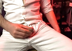 Gay moaning, solo, straight gay