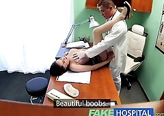 FakeHospital. Breasty hotty needs doctor to keep a secret