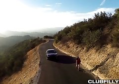 Vacation goes well as torrid Sara Luv enjoys licking such a nice wet pussy