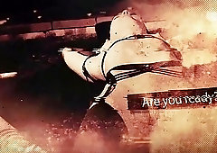 Two skinny gals get spanked and teased by a stud